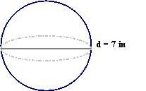 Find the volume of the sphere. Use 3.14 for Pi. Round your answer to the nearest thousandth-example-1