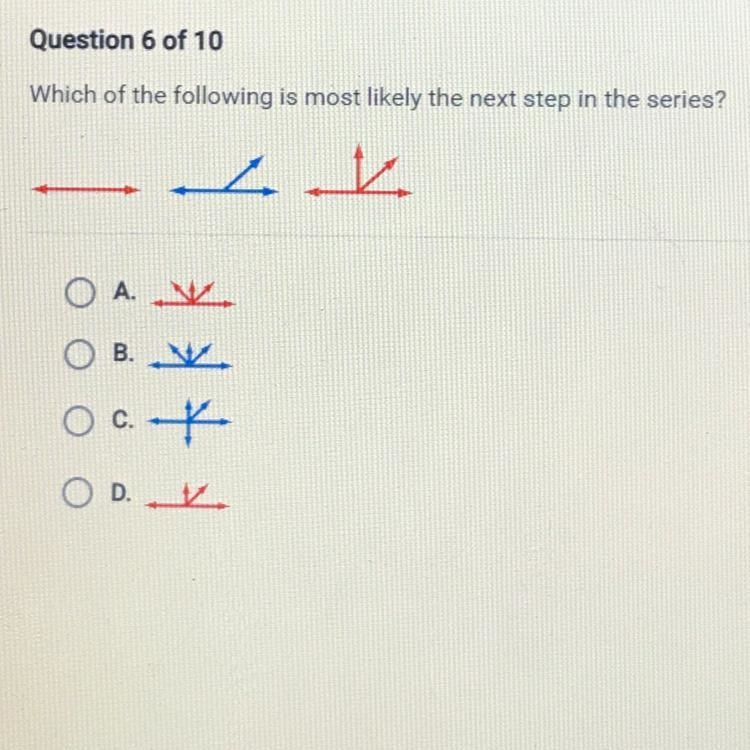 Question 6 of 10 Which of the following is most likely the next step in the series-example-1