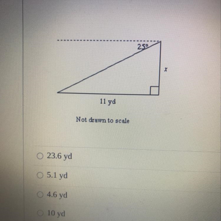 Find the value of x. Round the length to the nearest tenth.-example-1