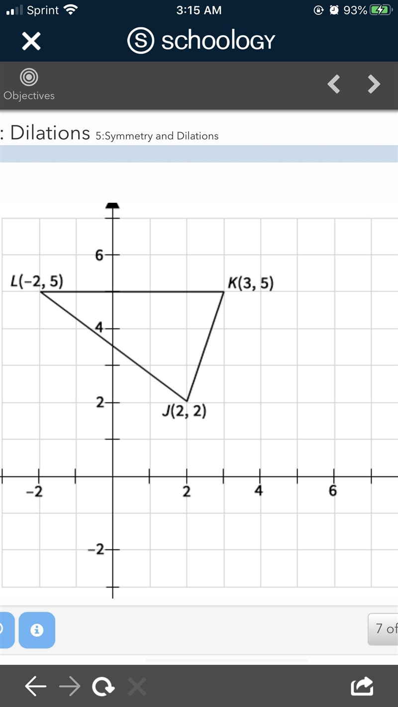 What are the coordinates of the image of L for a dilation with center (0, 0) and scale-example-1