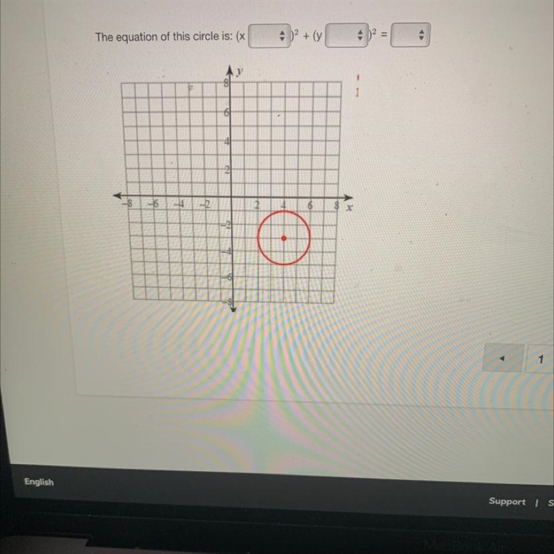 The equation of this circle is:-example-1