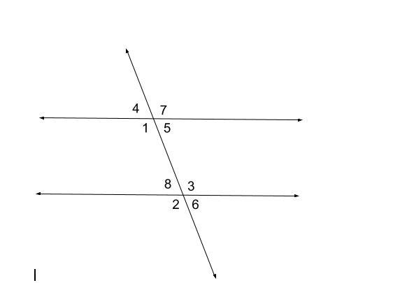 HELP!!!!!!!!!!!!! Name one pair of each type of angle relationship from the diagram-example-1