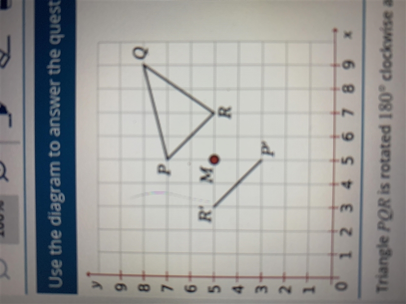 What are the coordinates of the image of point Q?-example-1