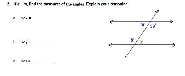 I think x is 122 y is 58 z is 122 Did I mess it up? Can I get checked?-example-1