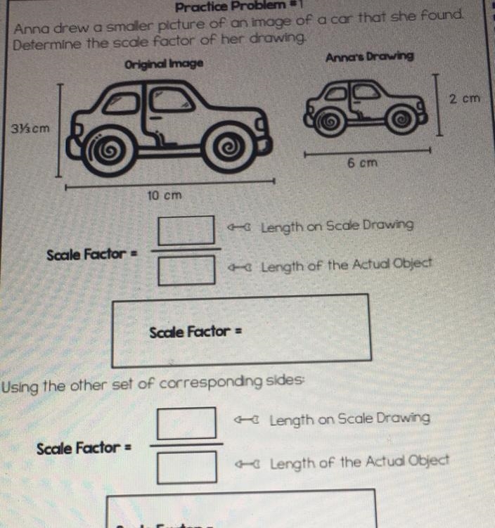 Can someone please help? Bottom of photo say “Scale Factor =“-example-1