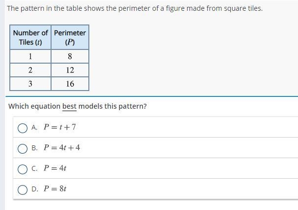 Which equation best models this pattern please help!-example-1