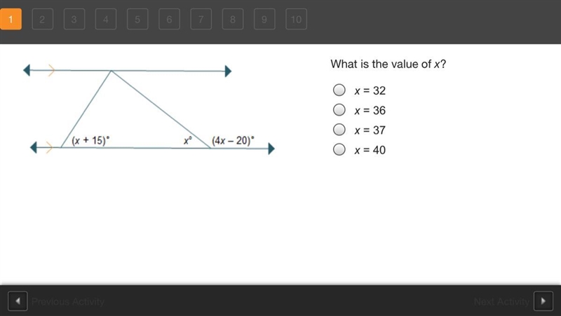 What is the value of x?-example-1