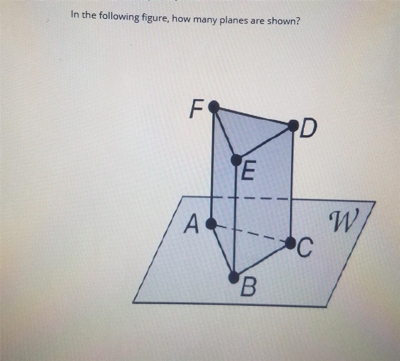 In the following figure, how many planes are shown​-example-1