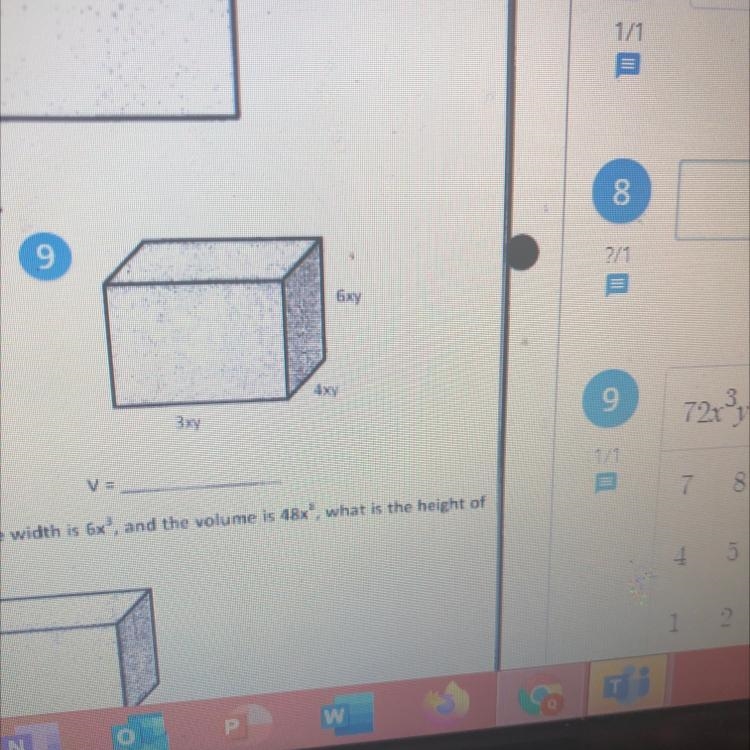 What’s the volume of this shape?-example-1