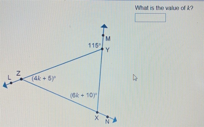 What is the value of k?​-example-1