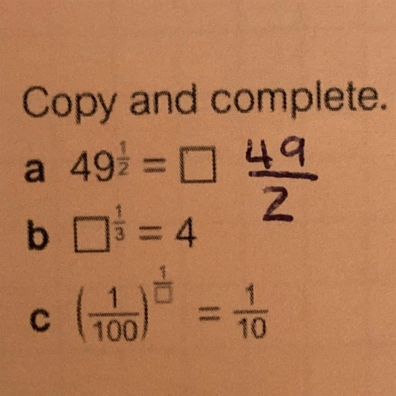 Just need the answers for these 3 questions please, and how to do them (:-example-1