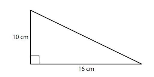 Which is the length of the hypotenuse of the right triangle? Round your answer to-example-1