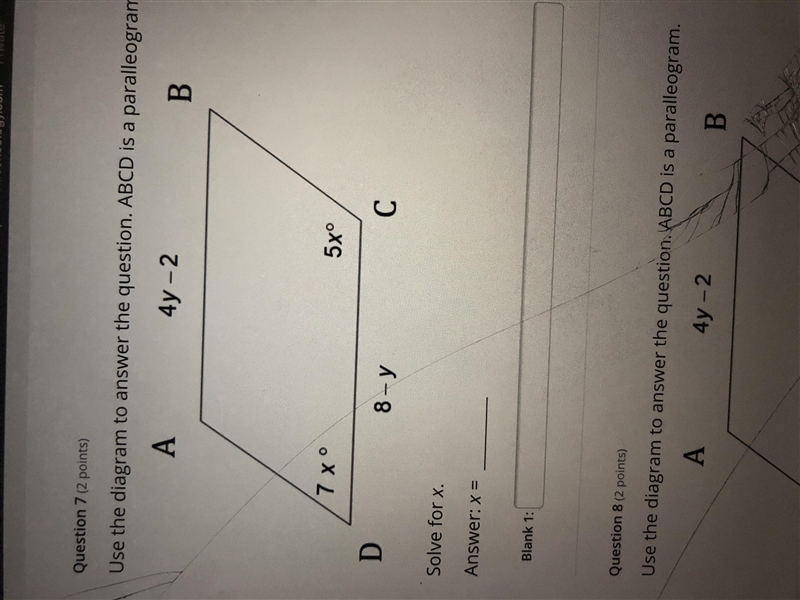 What is the answer for x?-example-1