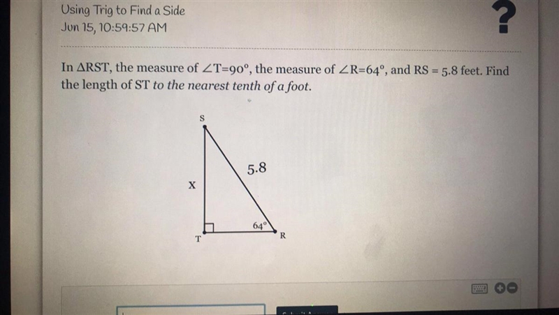 In RST, the measure of-example-1