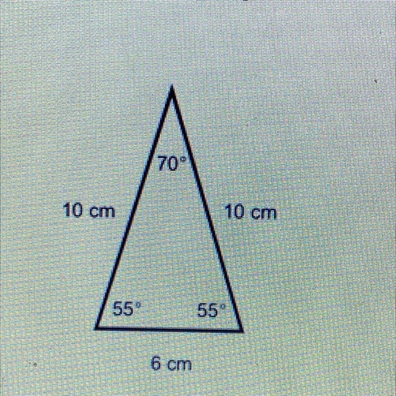 HELP PLEASE Classify the Triangle by its sides and by its angles. Based on the triangle-example-1