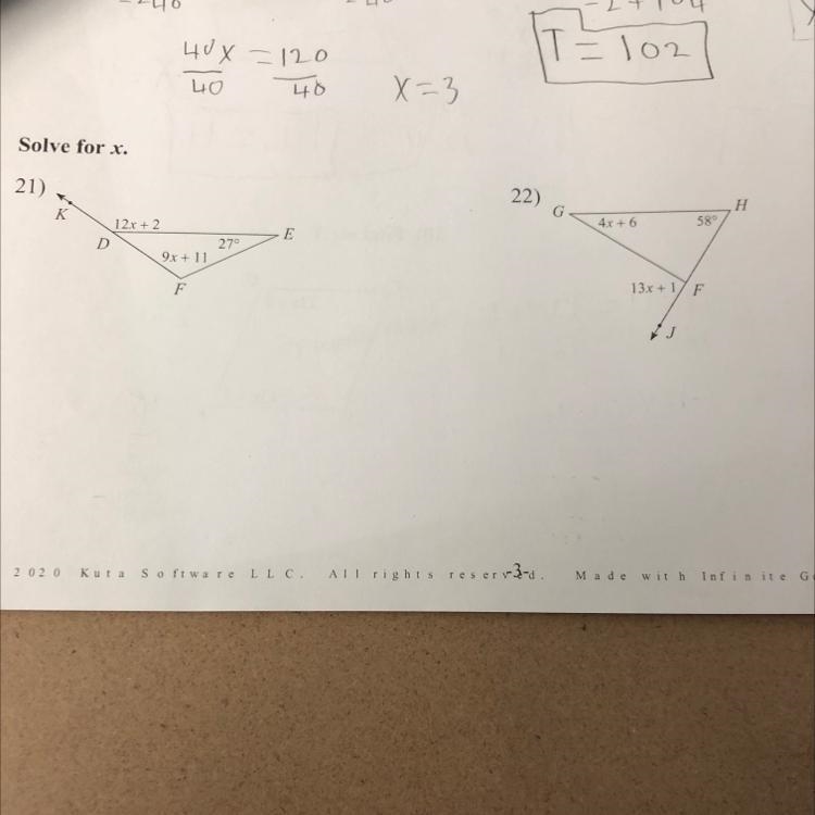 Solve for x If you don’t know how to do it don’t answer-example-1