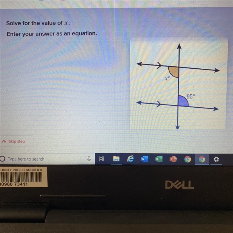 Solve the value of x-example-1