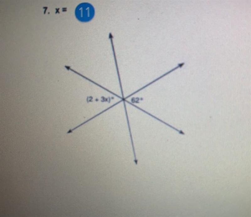 What is x ? (Ps that number by the = sign is not the answer)-example-1