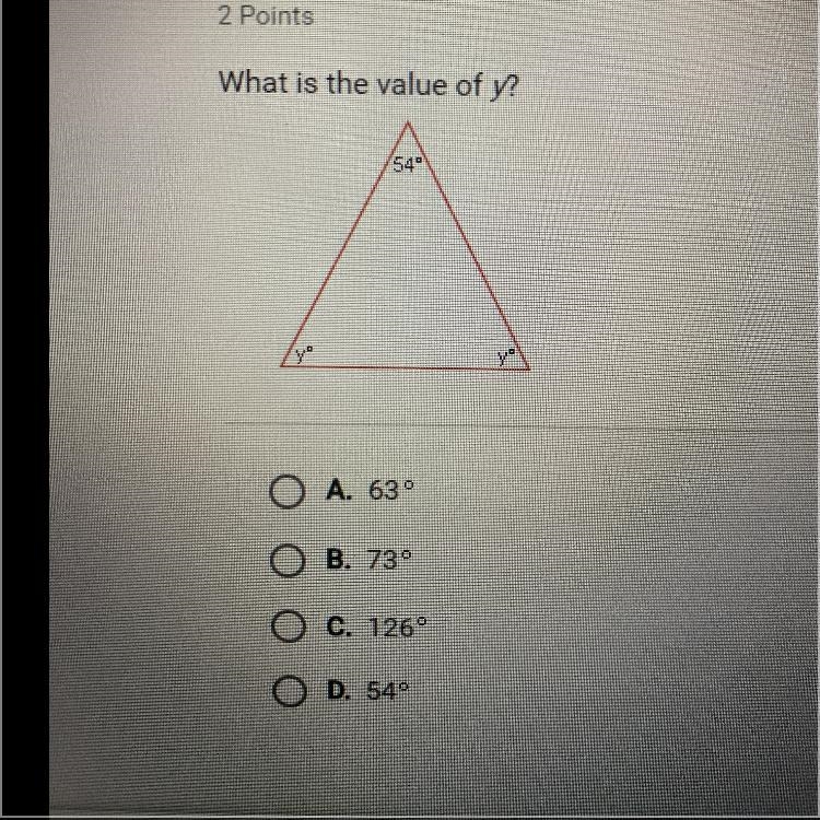 What is the value of y easy-example-1