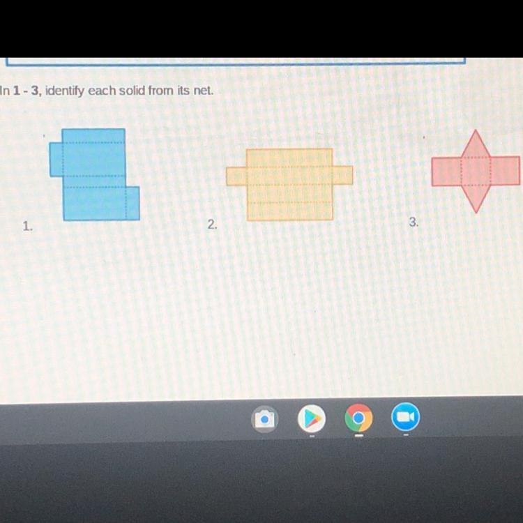 Identify which solid is a rectangular or triangular prism from its net.-example-1