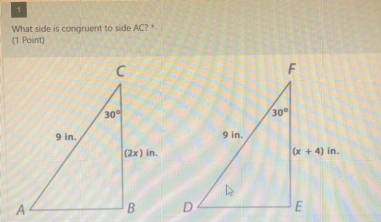 What side is congruent to side AC?-example-1