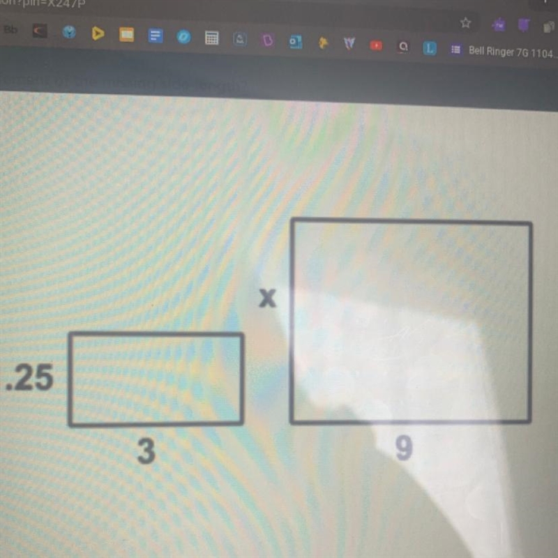 What is the measurement of the missing side-length?-example-1