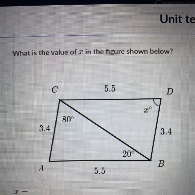 What is the value of x in the figure?-example-1