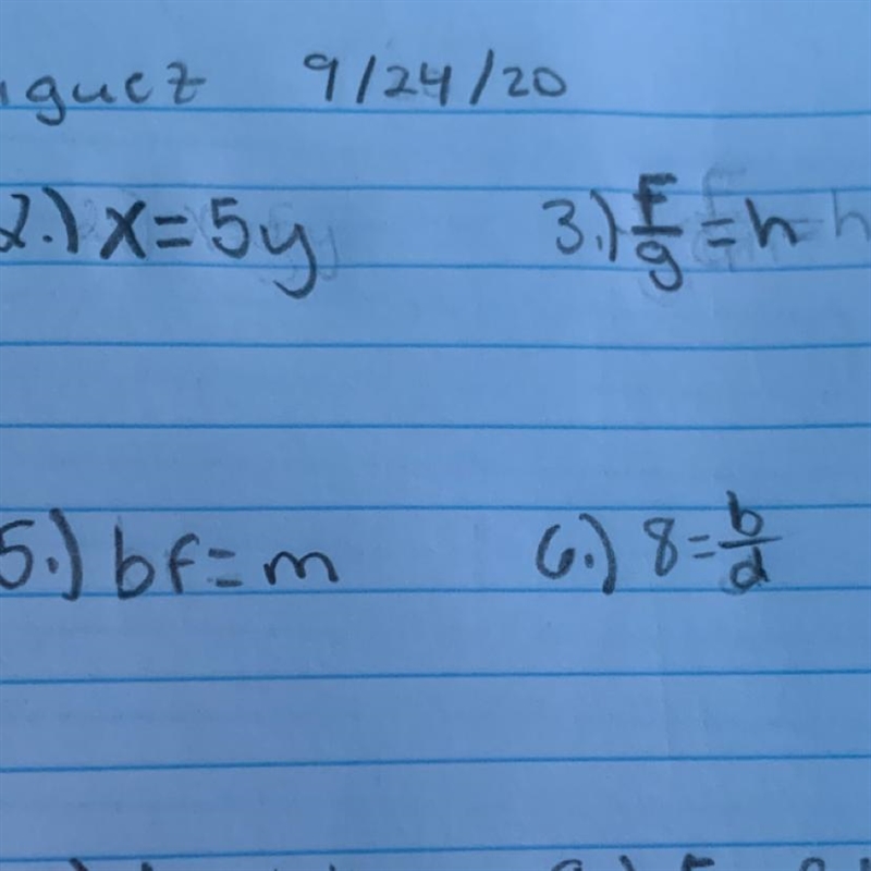 2.)Solve for Y 3.)Solve for G 5.)Solve for B 6.)Solve for D-example-1