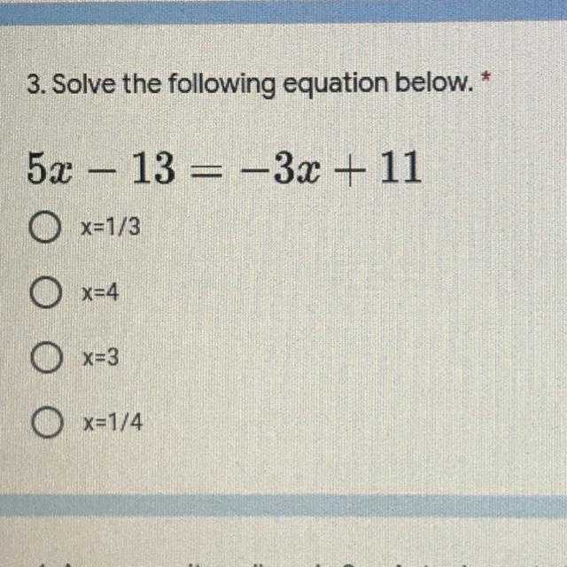 Solve the following equation below.-example-1