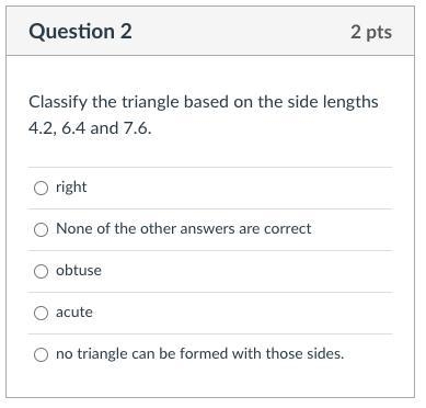 HELP PLEASE classify the triangle-example-1