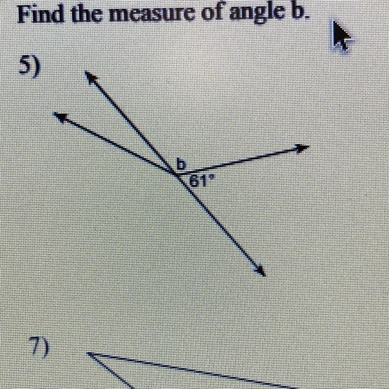 Find the measure of angle b-example-1