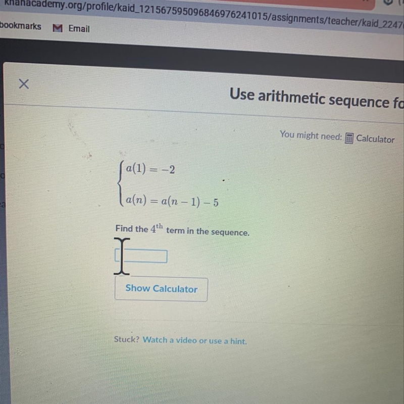 What’s the 4th term in the sequence?-example-1