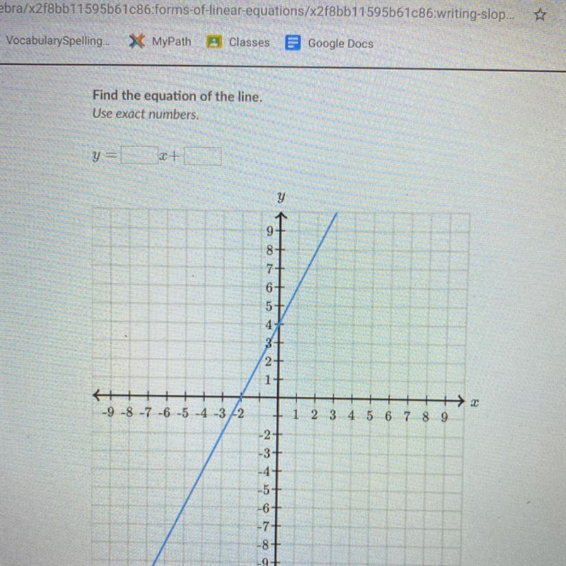 Find the equation of this line-example-1