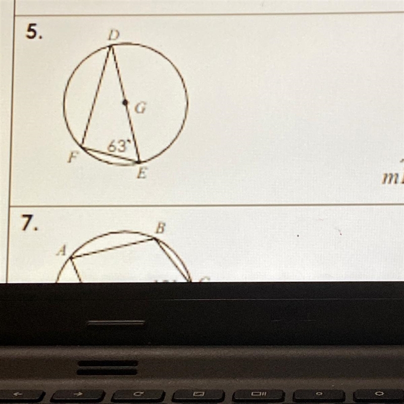 Find mFE arc measure-example-1