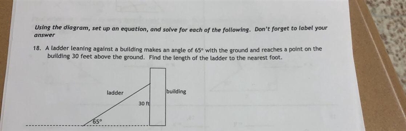 Find the length of ladder-example-1