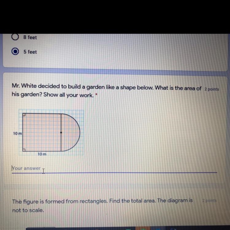 What is the area of his garden?-example-1