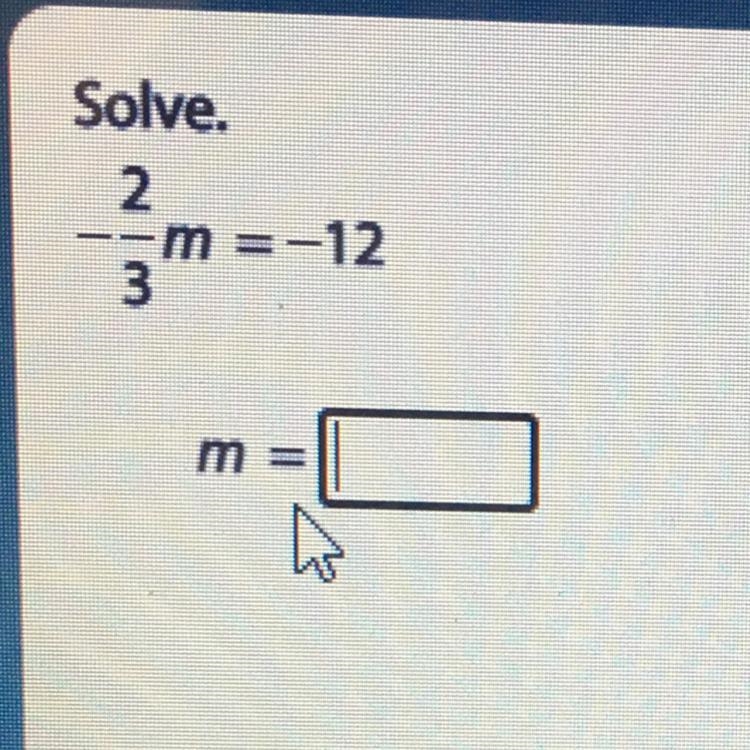 What is the value of m? how do you do this is fractions?-example-1