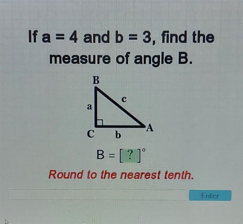 I need help solving this right triangle, please!​-example-1