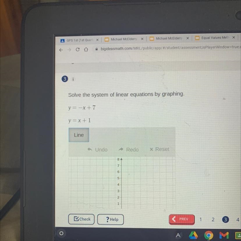 How do I graph this then find the solution?-example-1