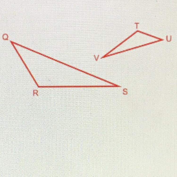 2.) The following figures are similar. Which angle corresponds to angle R? a. Angle-example-1