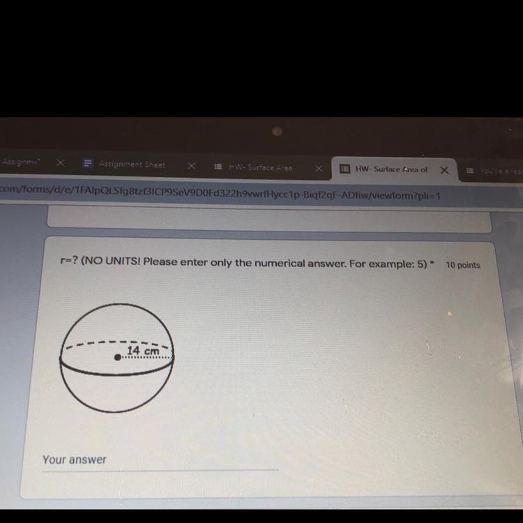 What is the radius? (No units-example-1