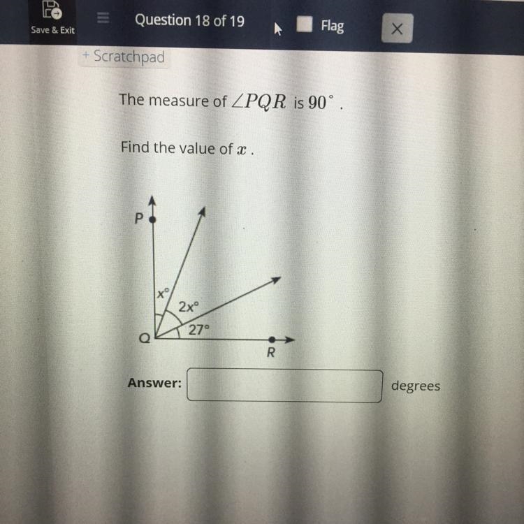 Find the value of x below-example-1