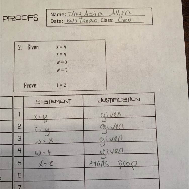 Writing two column proofs-example-1