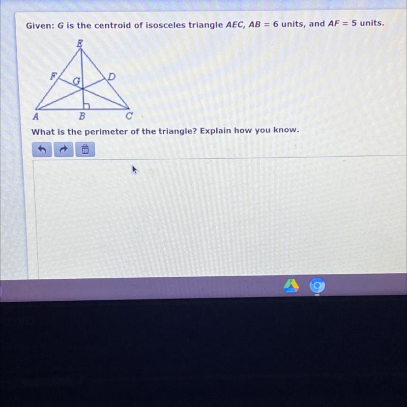 What is the perimeter of the triangle ?-example-1