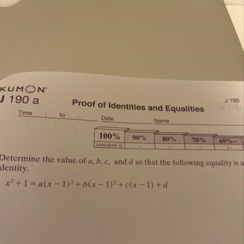 X3 +1 = a(x - 1)3 + b(x - 1)2 + c(x - 1) + d-example-1