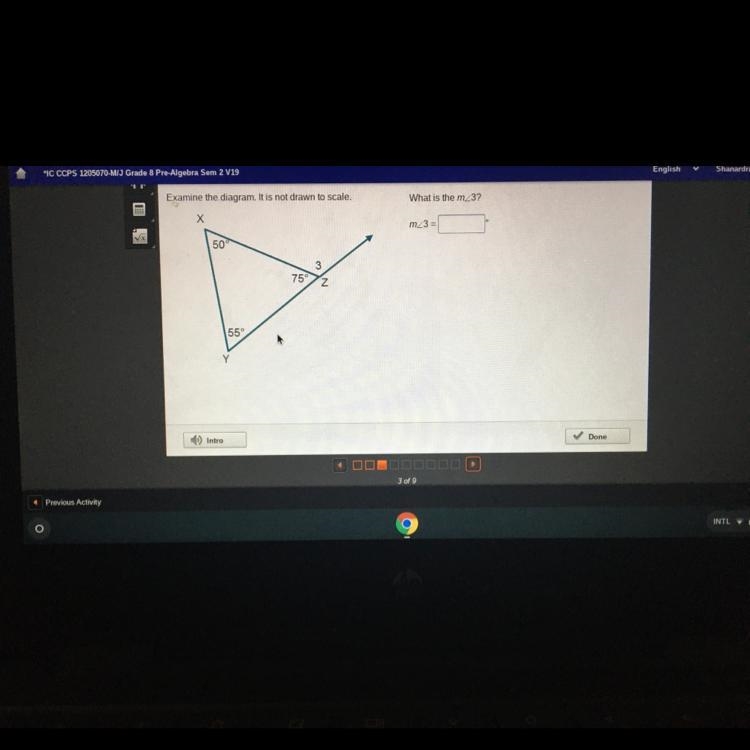 What is the measure of Angle 3-example-1