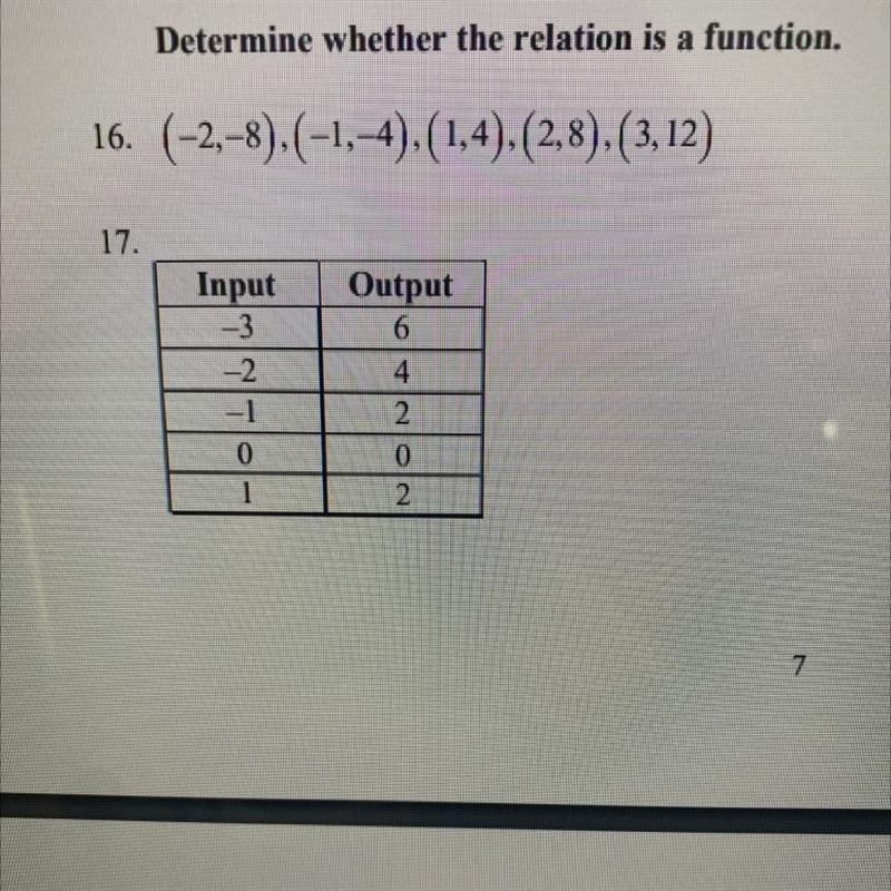 Determine whether the relation is a function-example-1