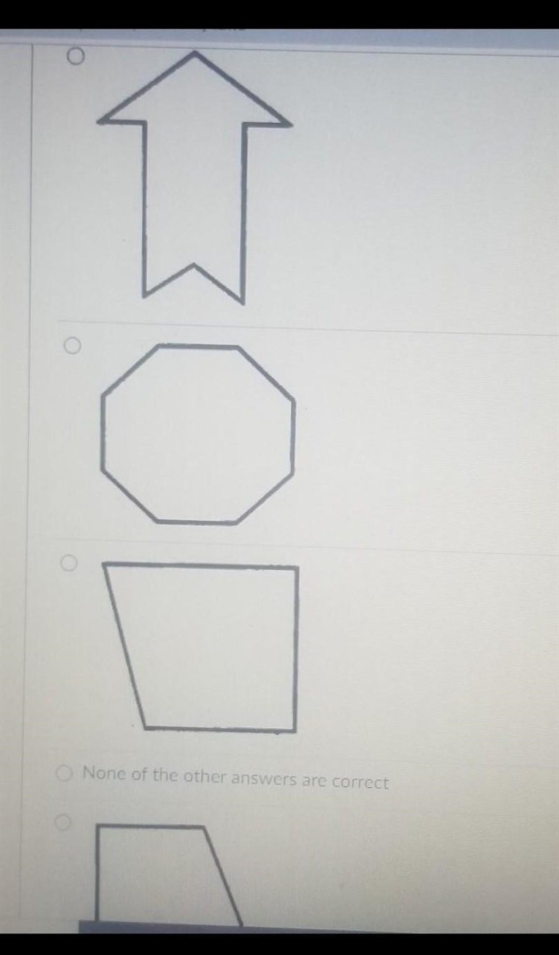 Which figure has both lines of symmetry and symmetry and rotation symmetry?​-example-1