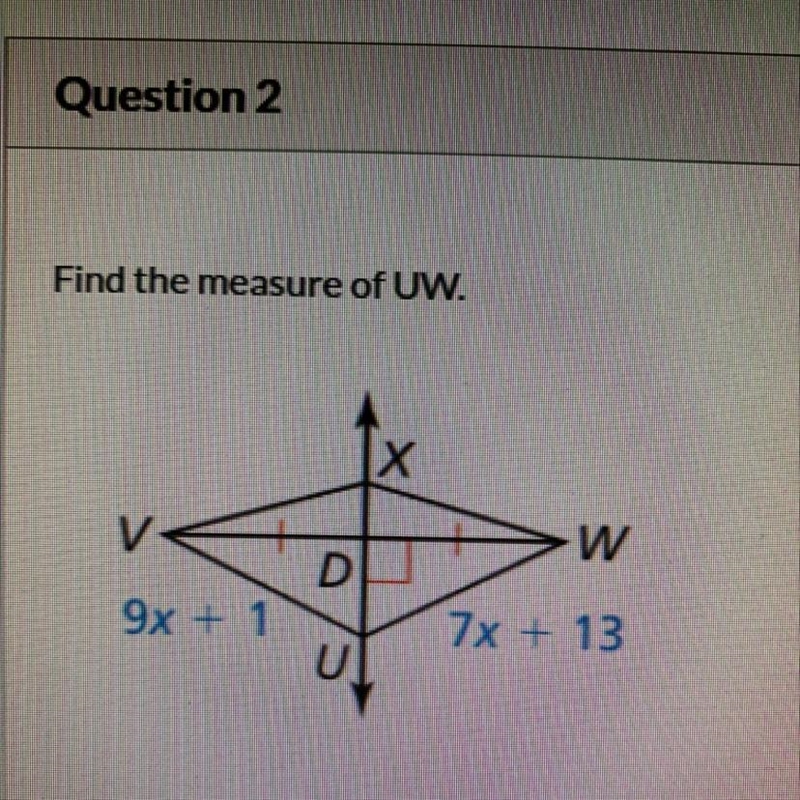 Find the measure of UW-example-1