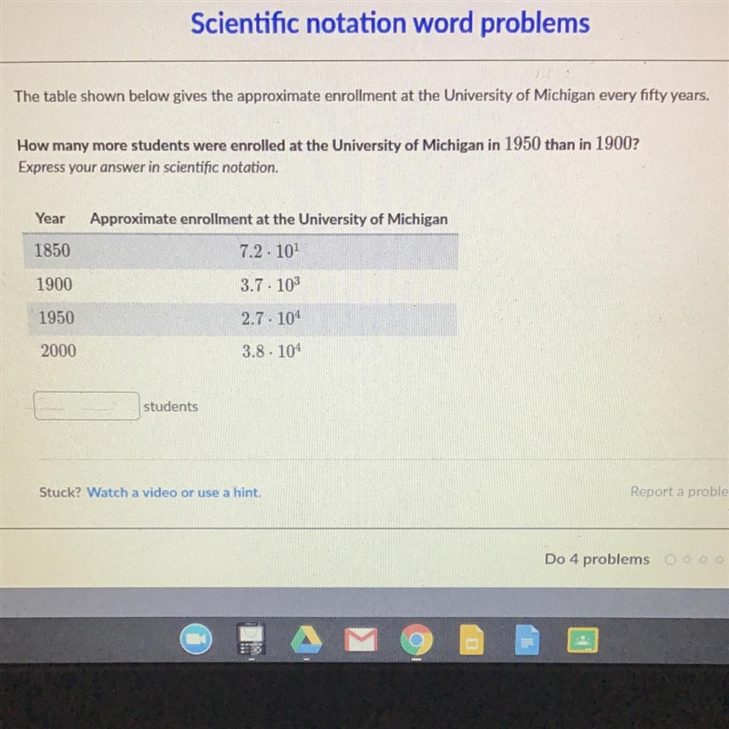 Pleas help me complete this question The answer should be —-students-example-1